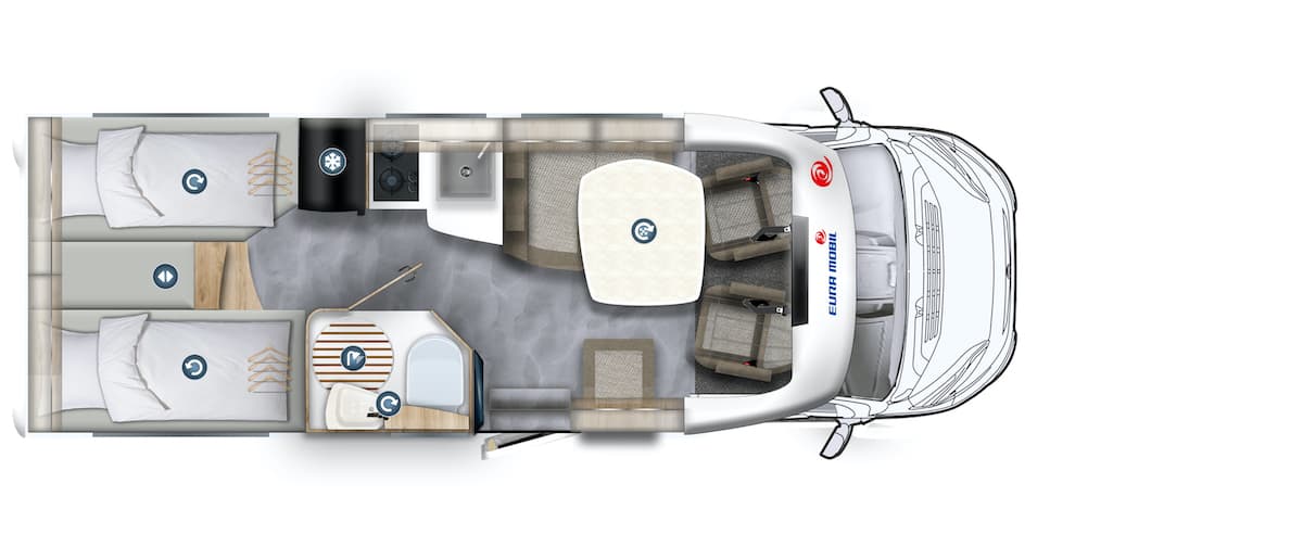 Eura Mobil Profila T 695 EB - thumbnail 3