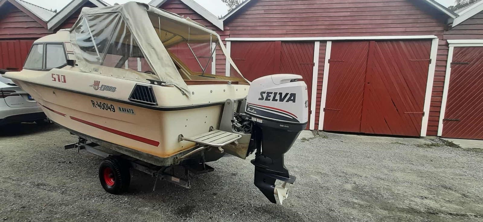 BM-110 FJORD 570 m/ SELVA/YAMAHA 100 HK 2012 Mod – Motor kun 20 t – Bud ønskes - thumbnail 4
