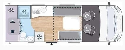 Challenger Sirius 2060 | Hydrauliske bein | Inverter | Solcellepanel |Lithium | Ledbar - thumbnail 24