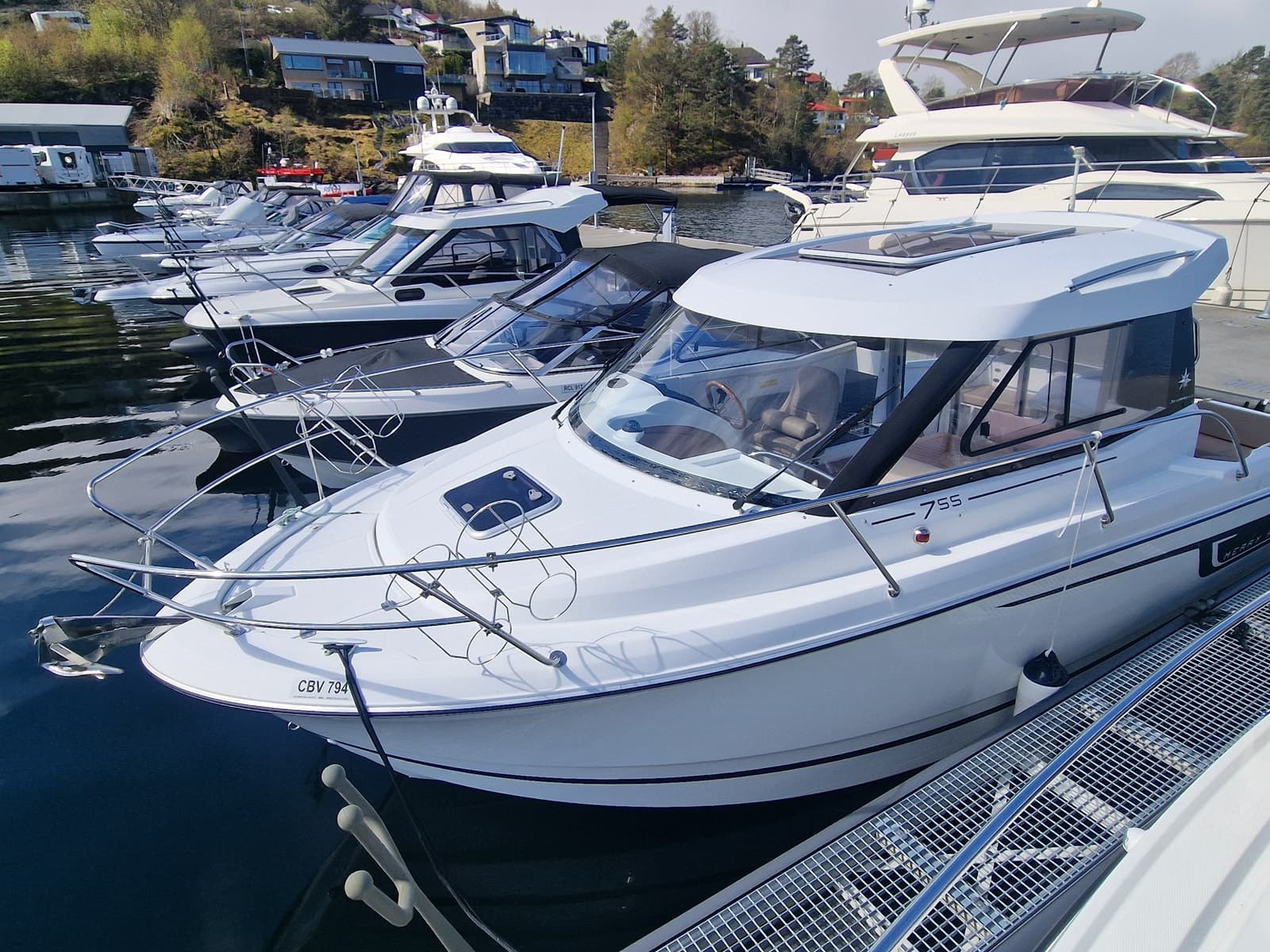 BM-128  Merry Fisher 755 Cruiser m 200 hk Yamaha. Klar for sesongen.