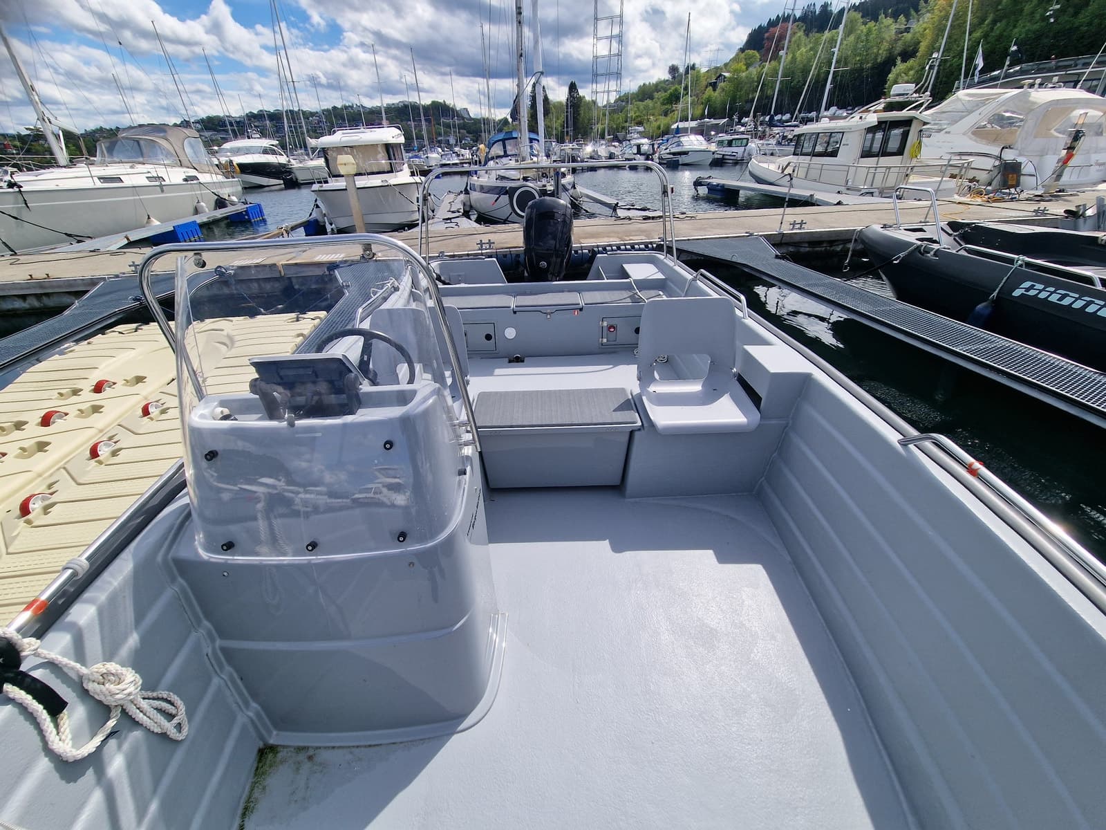BM-148 Sting 600 Pro m Mercury 80 hk. Inkl teinehaler. Klar for fisketur. - thumbnail 6