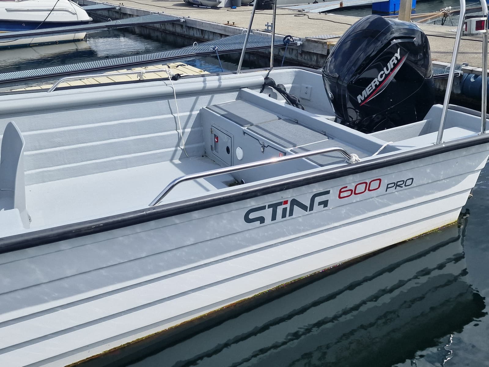 BM-148 Sting 600 Pro m Mercury 80 hk. Inkl teinehaler. Klar for fisketur. - thumbnail 5