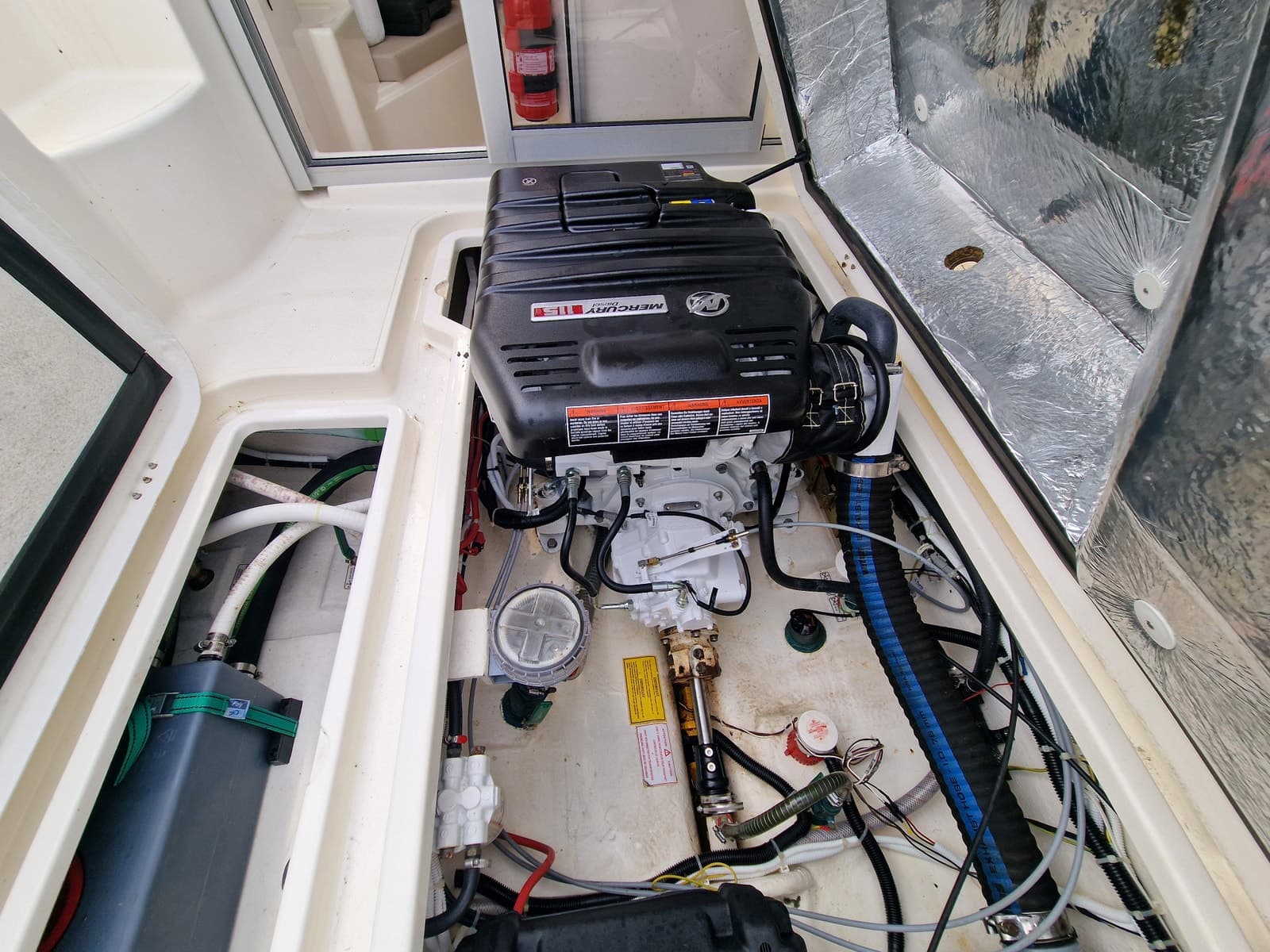 BM-152 Quicksilver Arvor 690 m helt ny Mercruiser 115 hk innenbords motor. - thumbnail 19