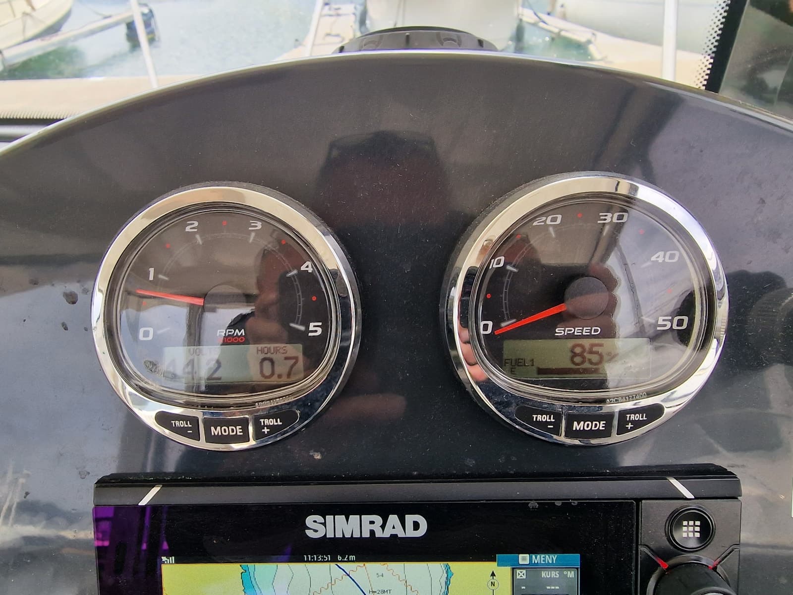 BM-152 Quicksilver Arvor 690 m helt ny Mercruiser 115 hk innenbords motor. - thumbnail 10