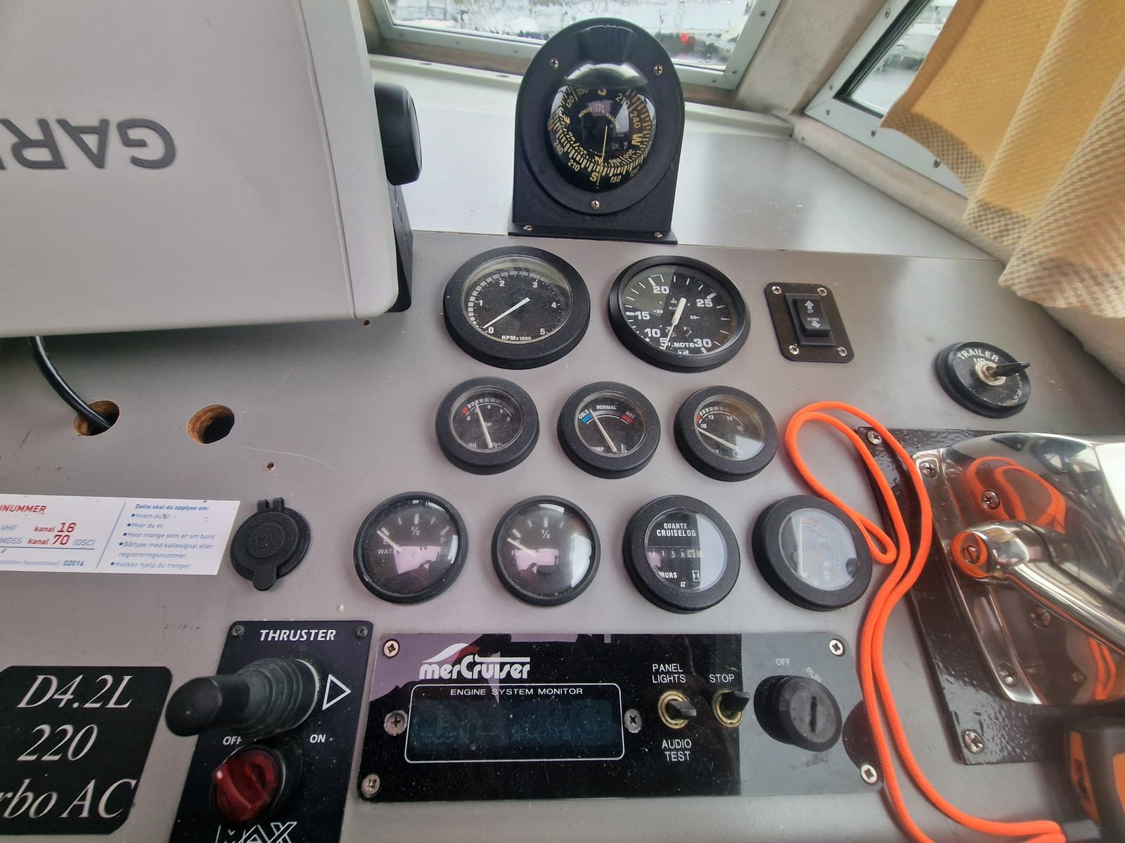 BM-156 MØREJET 30 -96 MODELL – MERCRUISER 4,2 TURBODIESEL 220 HK - thumbnail 10