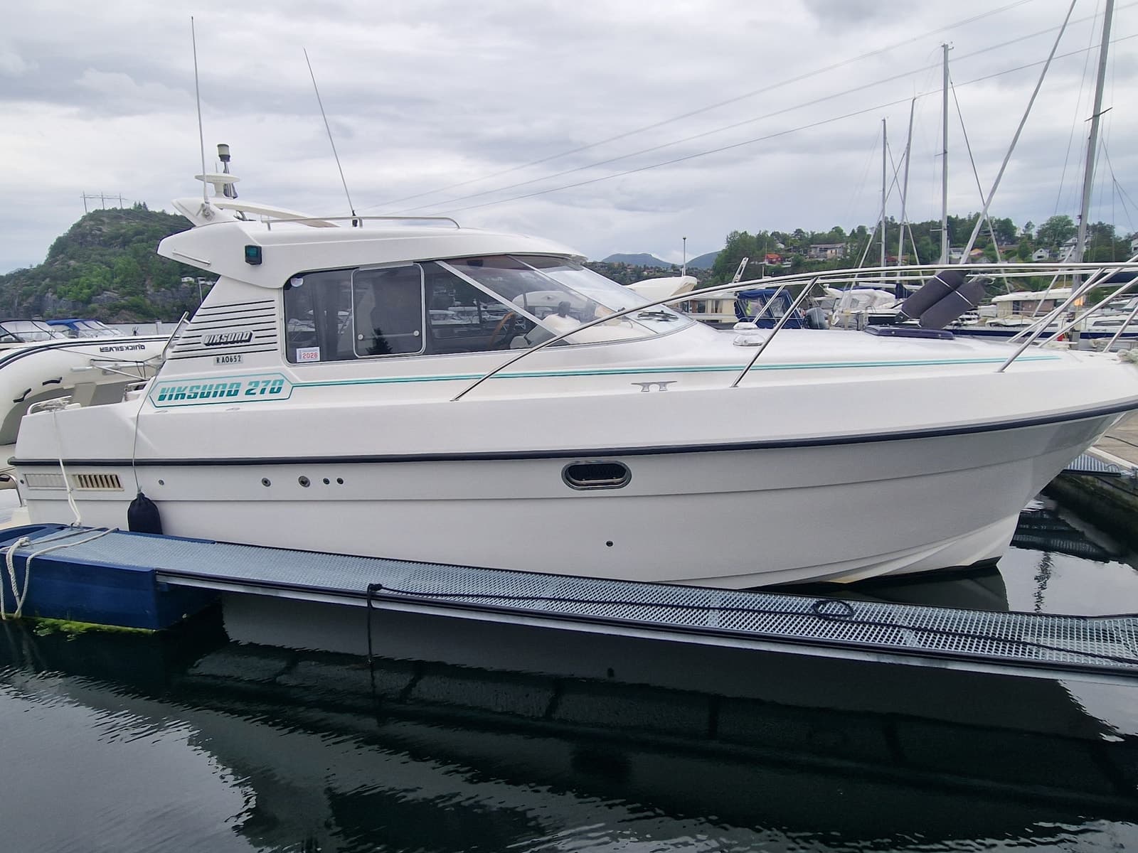 BM-161 VIKSUND 270 ST. CRUZ 1996 – VP KAD42 – SOLID NORSK KVALITETSBÅT.