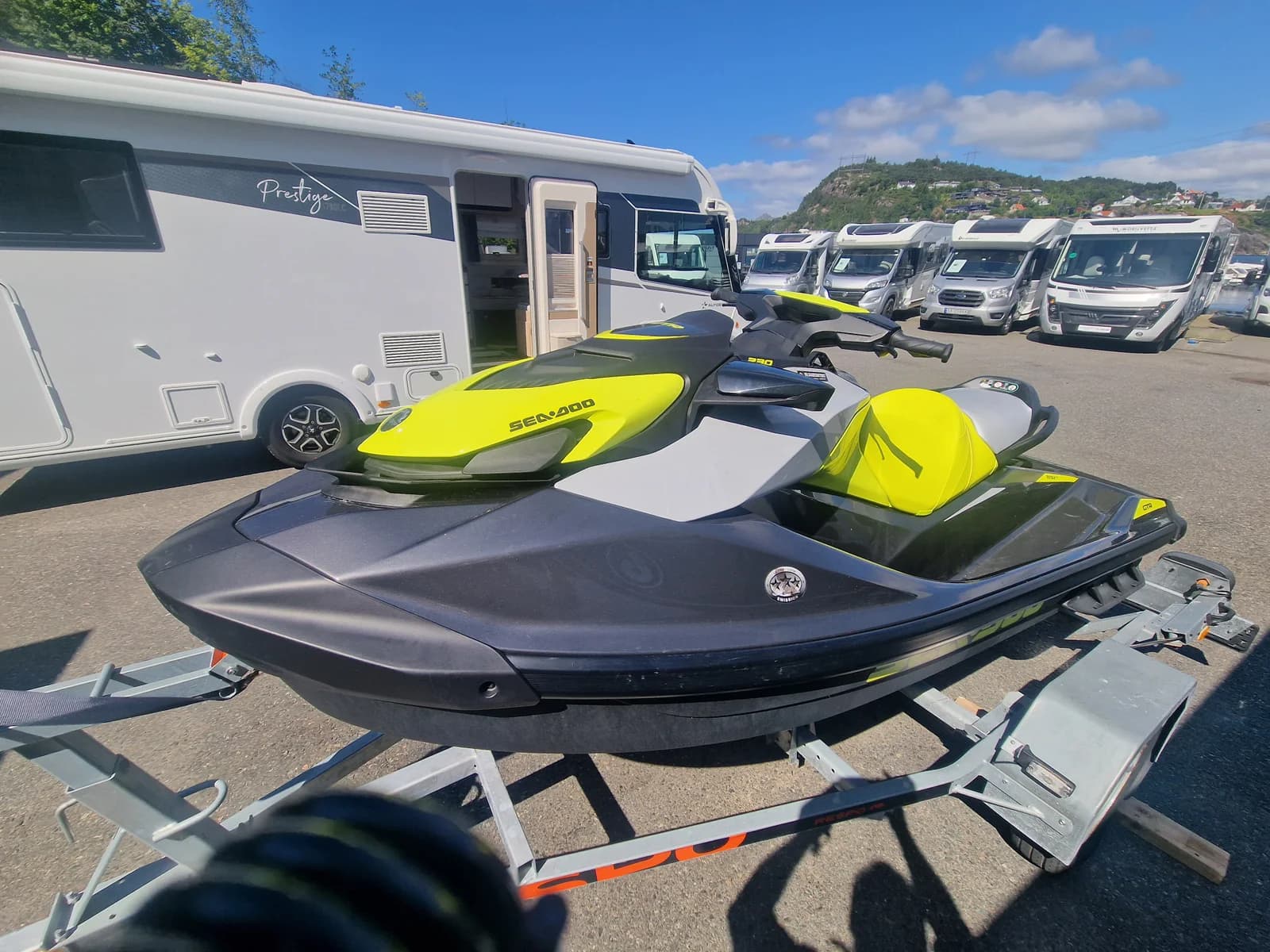BM-166 SeaDoo GTR 230- Som ny, Gått kun 12 timer. Med tilhenger - thumbnail 13