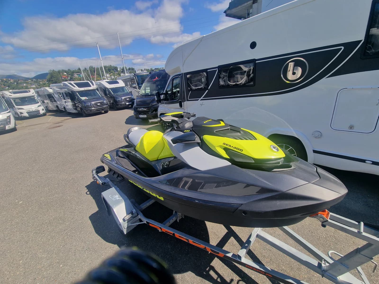 BM-166 SeaDoo GTR 230- Som ny, Gått kun 12 timer. Med tilhenger - thumbnail 14